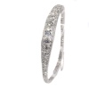 1920s Deco Delight: Platinum Diamond Statement Bracelet